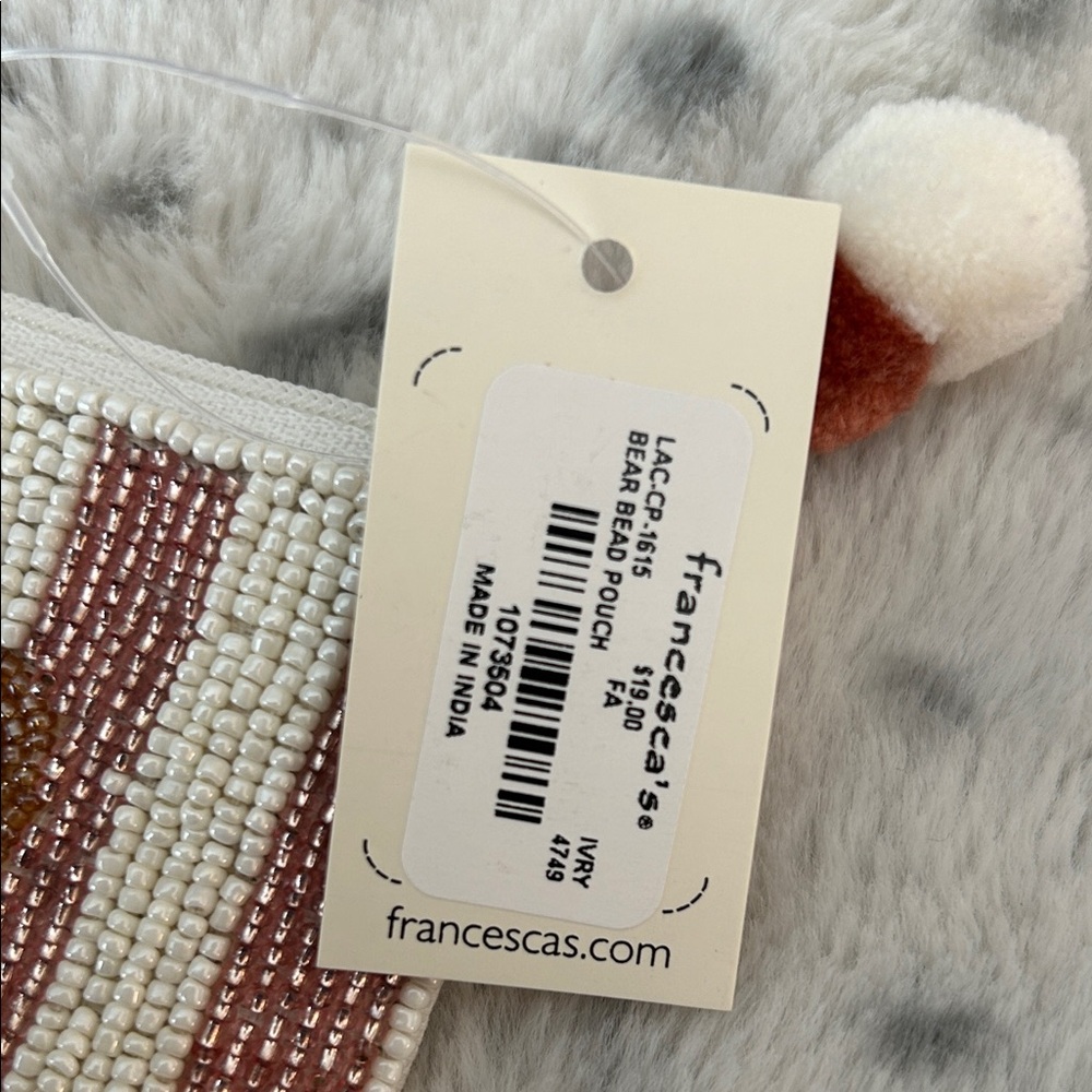 Francesca’s Beaded Teddy Bear Pouch - Picture 5 of 5